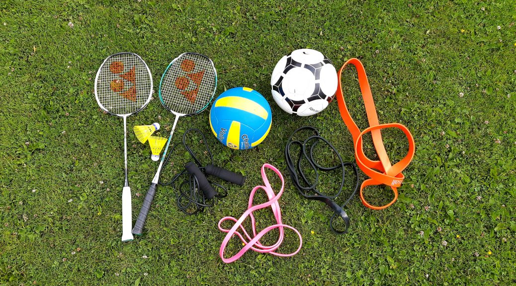 Sportsutstyr til campingtur