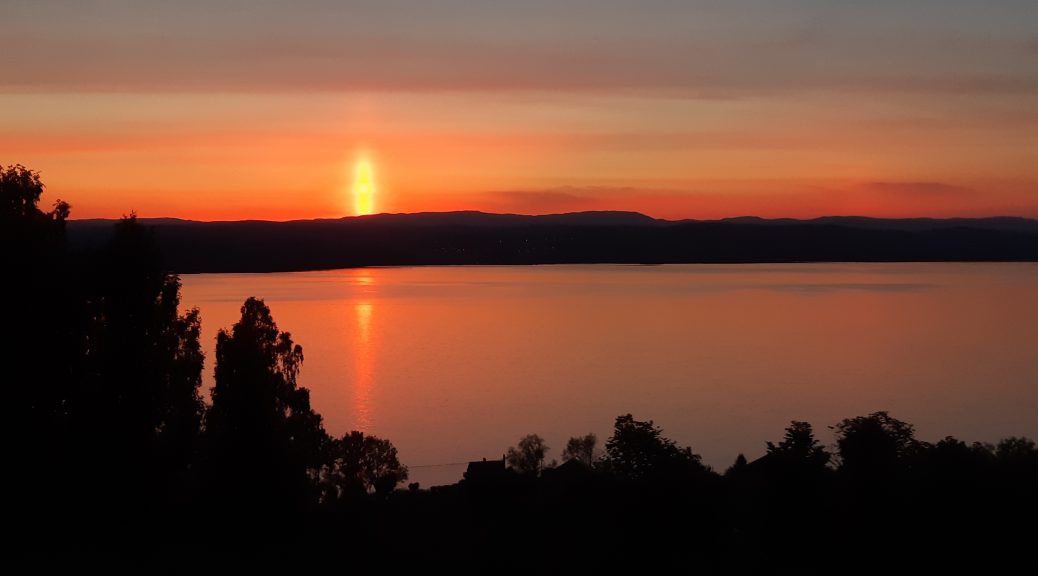 Sommerkveld ved fjorden