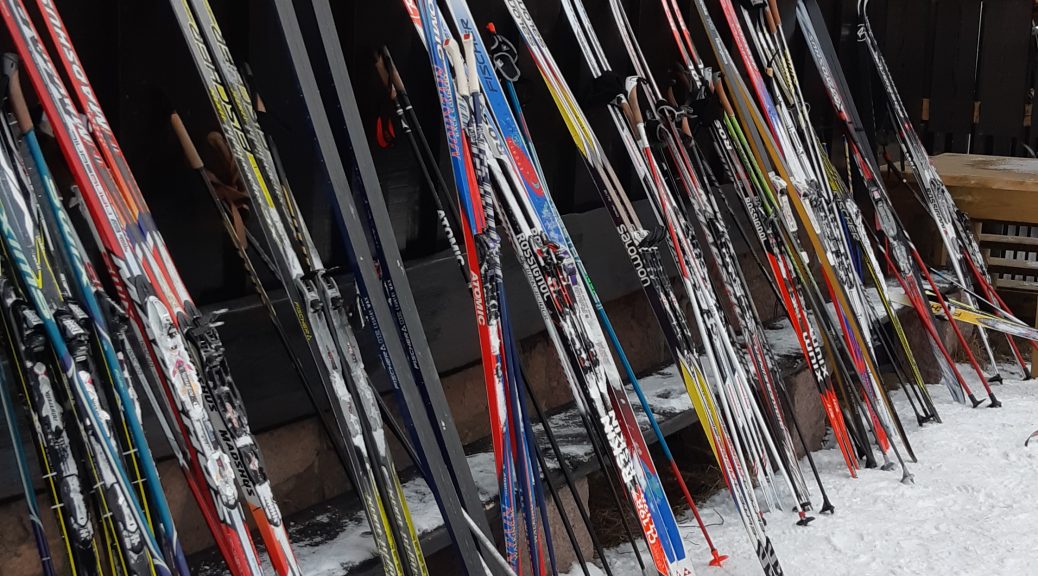 Ut i sporet igjen på skitur